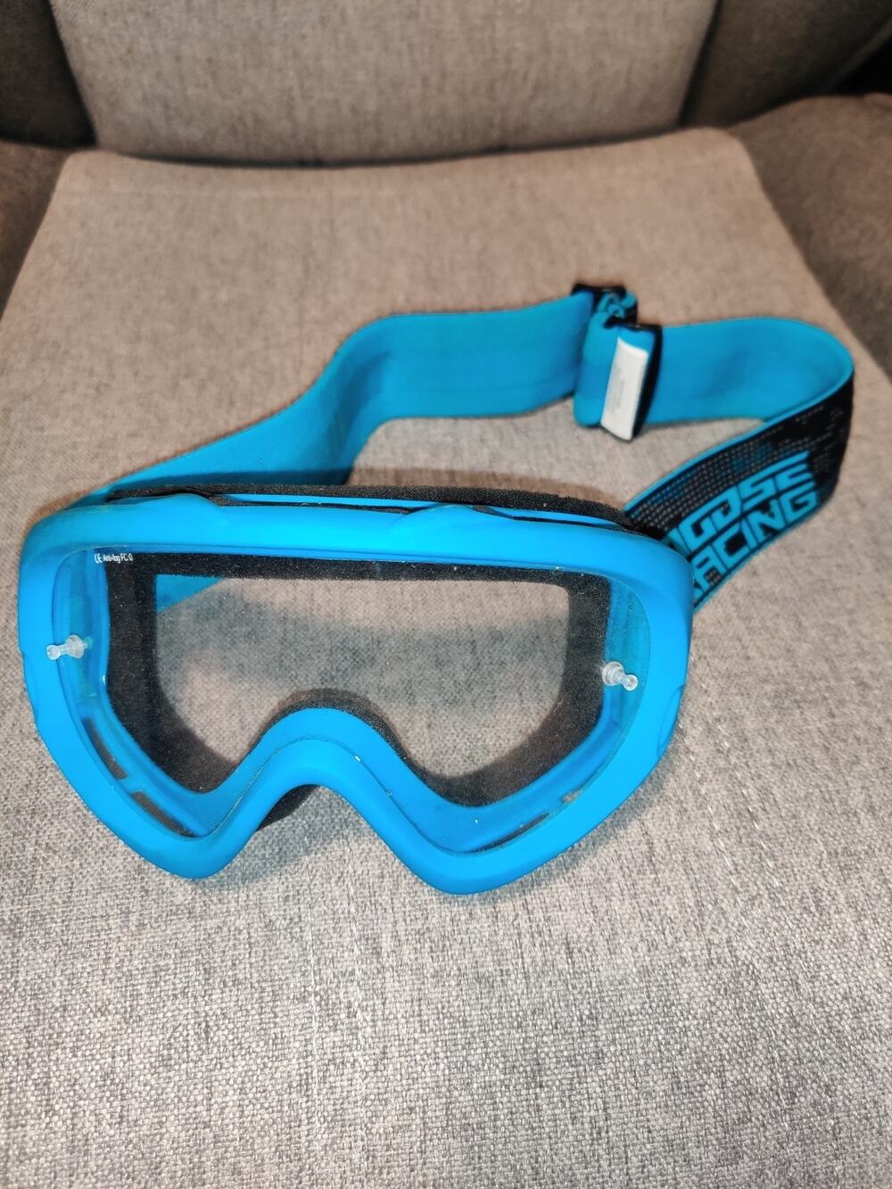 Youth Moose Racing Goggles Blue